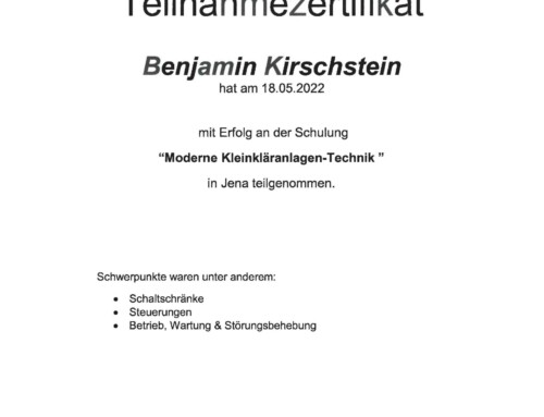 KLARO: Benjamin Kirschstein