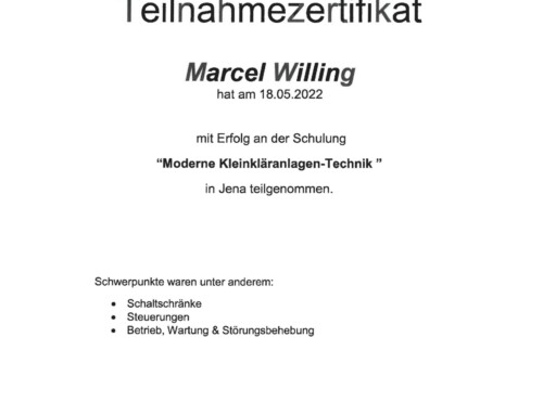 KLARO: Marcel Willing