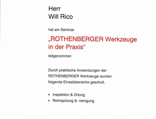 ROTHENBERGER: Will