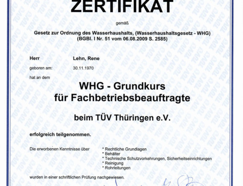 TÜV Fachbetriebsbeauftragter: Lehn