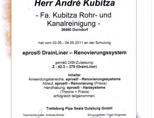 Sanierung: André Kubitza